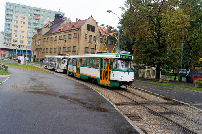 Tram-49-Linie-11-in-Jablonec-Endstation
