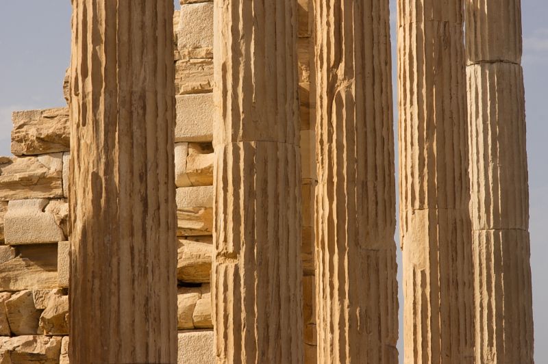 saeulen in athen akropolisDSC05033