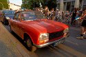 Bezauberndes Peugeot 304 Cabrio bei der Oxi-Demonstration am 3. Juli 2015 in Berlin 