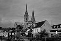Blick auf die Kathedrale von Chartres Nik